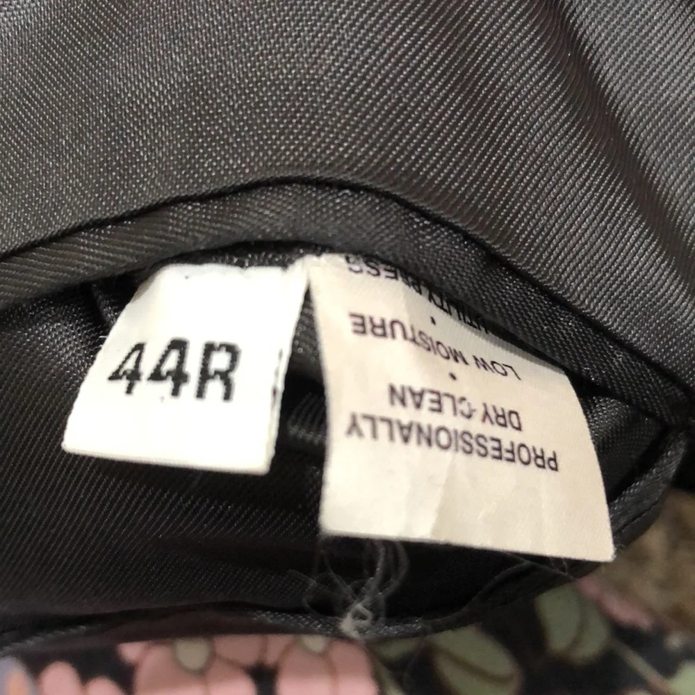 Hart Schaffner Marx Blazer Suit Jacket Size 44 Gray